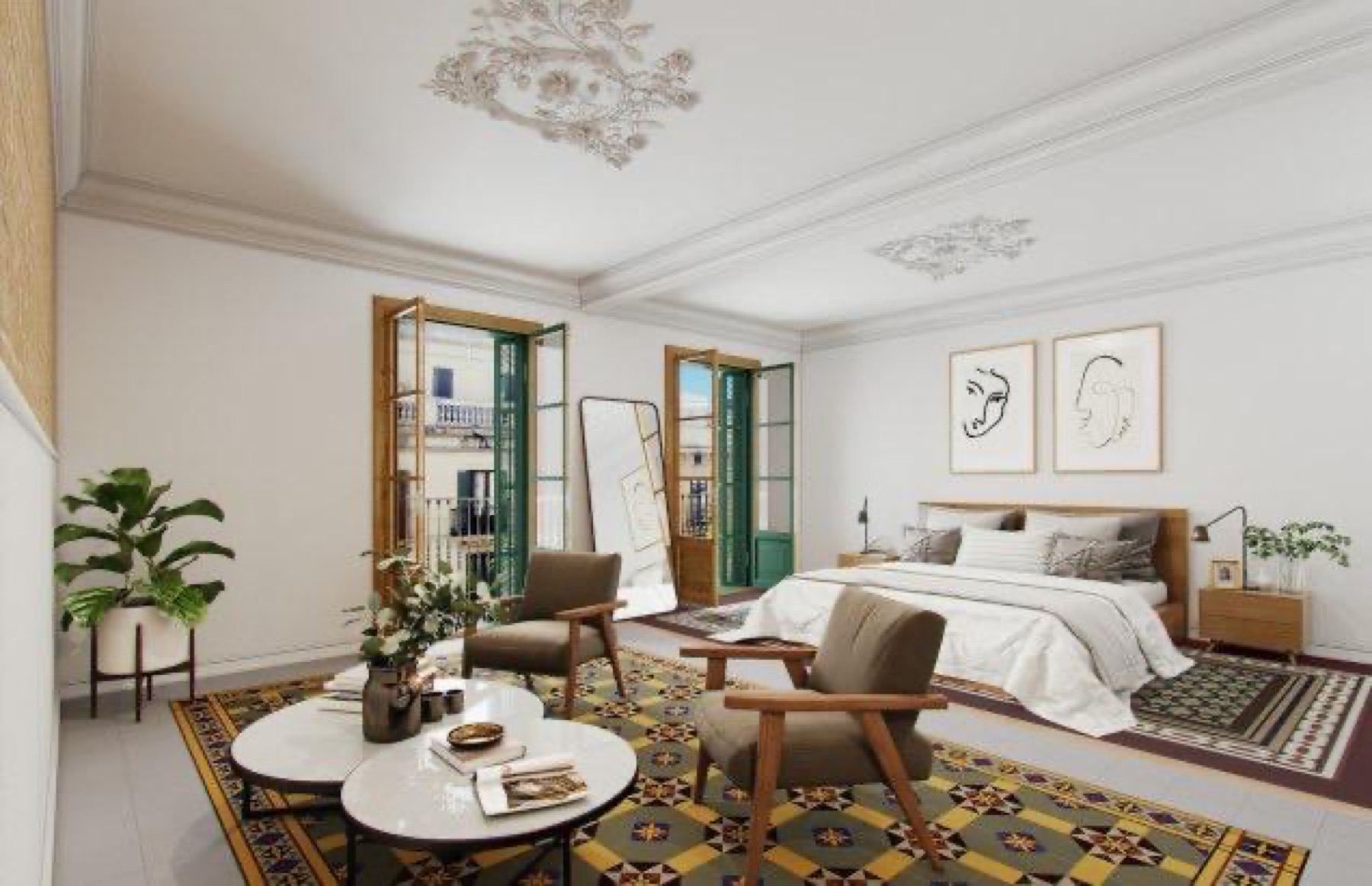 Suite modernista reformada